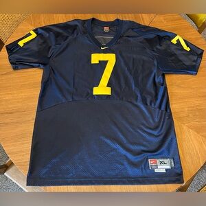 Vintage Nike Michigan Wolverines #7 Football Jersey